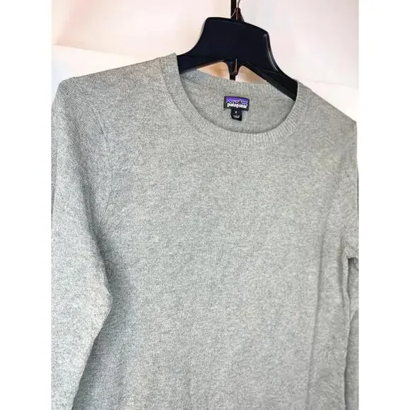 Patagonia Worn Wear Sweater Grey Organic Cotton, Woman’s, Size Small - Picture 5 of 11